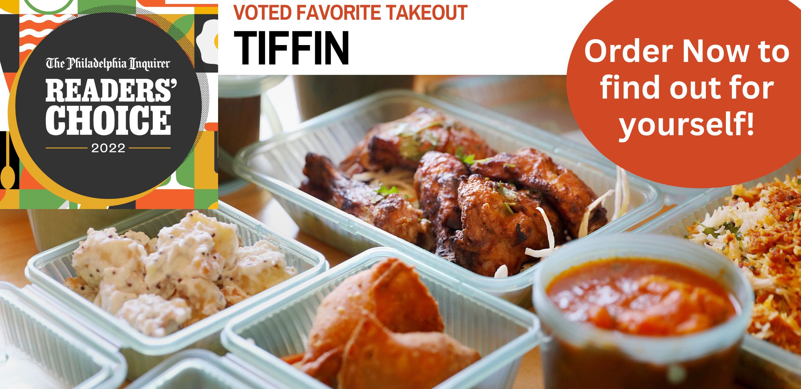 Tiffin Voted Best Takeout in Reader's Choice Awards